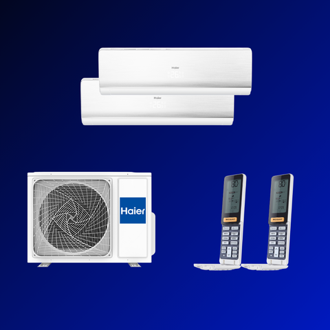 Мульти сплит-система Haier 2 х AS12NS6ERA-W / 2U50S2SM1FA-3 на 2 комнаты 35+35 м2