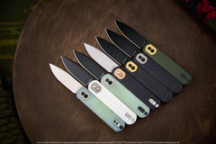 Нож Vosteed Corgi сталь 14C28N Black Stonewash рукоять Black Micarta-Frag