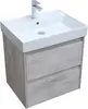 Aquanet 287874 Тумба Nova Lite 60 2 ящ. цв. дуб белый (287874)