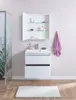 Aquanet 242522 Тумба с раковиной Гласс 60 цв.белый (242522)