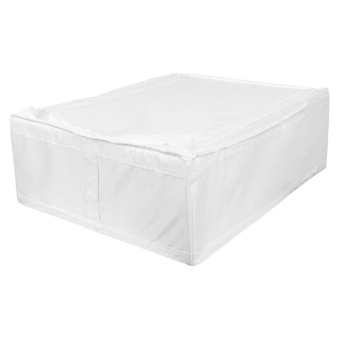 Коробка для хранения Flarkån, материал: полиэстер/полипропилен, цвет: белый, размер: 44х55х19 см.