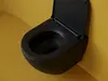 Ceramica Nova Metropol CN4002TMB Унитаз подвесной безободковый, торнадо, с сиденьем микролифт, черный матовый