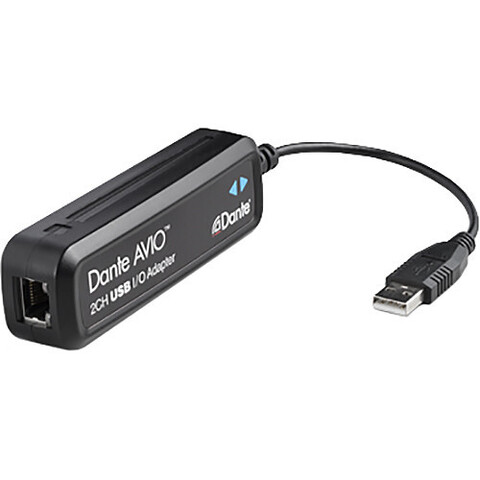 Адаптер Audinate Dante AVIO 2x2 USB-A I/O для Dante Audio Network