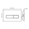 WasserKRAFT Glan 66TLT.010.ME.WH.RG03 Система инсталляции для унитазов