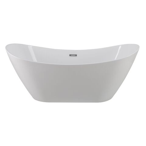 Акриловая ванна ART&MAX AM-502-1700-780 отдельностоящая со сливом-переливом (донный клапан клик-клак, сифон , гидрозатвор в комплекте)