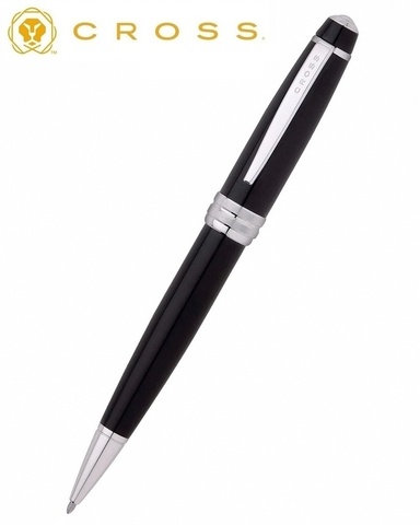 Ручка шариковая Cross Bailey, Black Lacquer CT (AT0452-7)