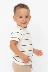 фуфайка  для мальчика  КР 302753/суровый,индиго,полоска к568