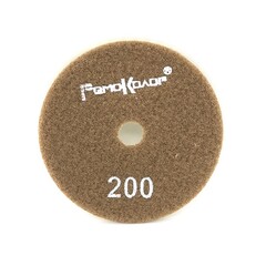 74-4-020 Круг алмазный гибкий шлифовальный АГШК / ЧЕРЕПАШКА, 100 мм, № 200, влажная шлифовка (РемоКолор)