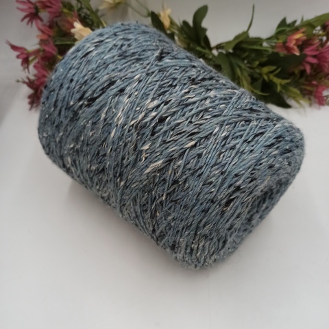 Твид Paella Pecci Filati 150м/100гр Голубой 21816