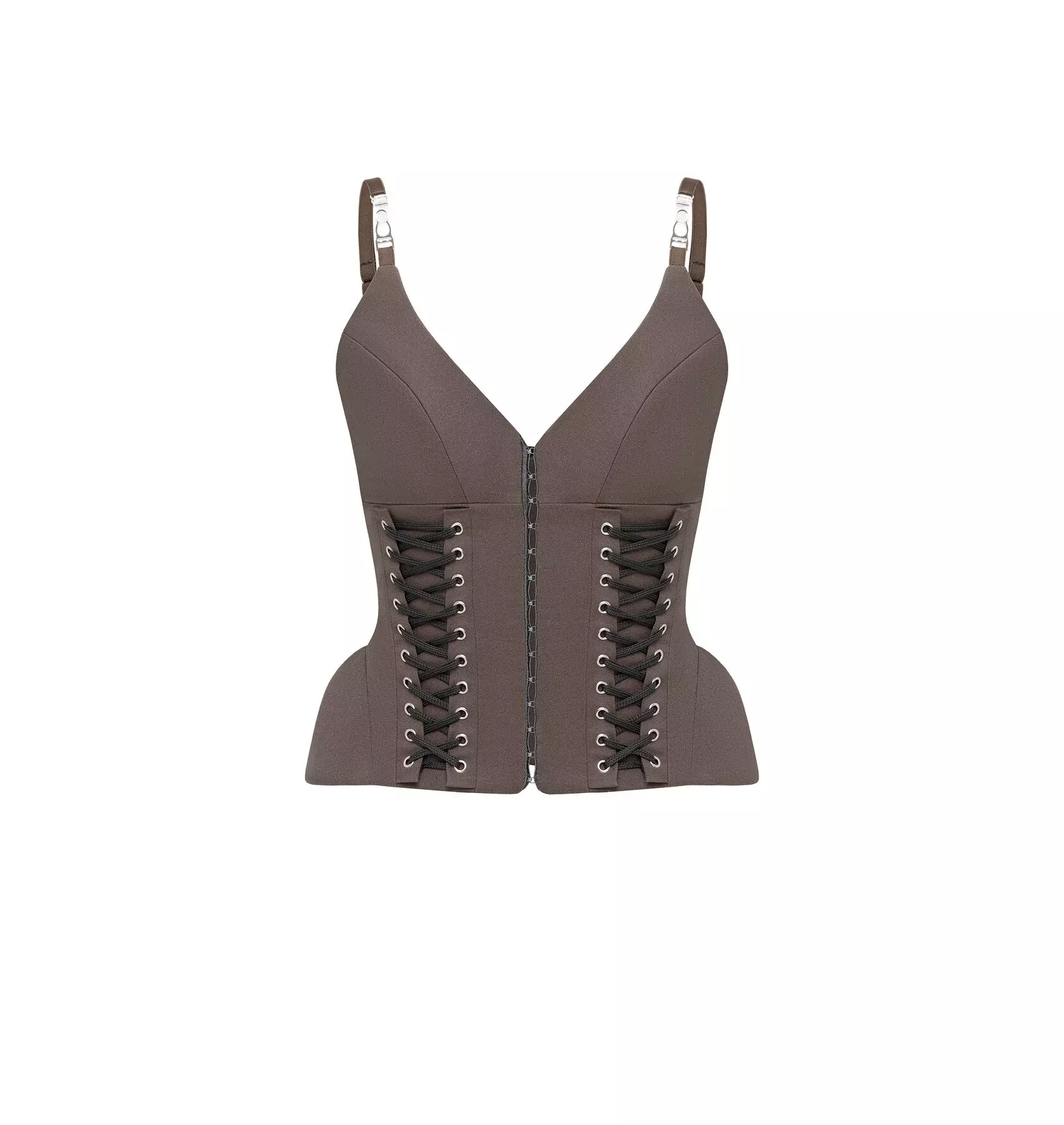 Корсет шнурованный М, Серый