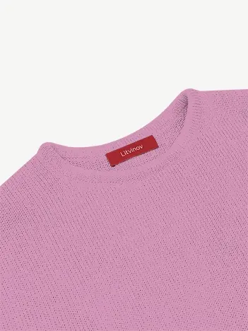 Джемпер оверсайз из шелка