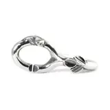 Листья, двойное серебряное звено