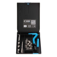 Набор для восстановления резьбы М10х1,25 19пр V-Coil Volkel 04017