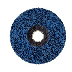 37-1-410 Круг зачист. полимер. (коралловый) Голубой,  coarse grain (грубый), 125х22,2х15мм РемоКолор