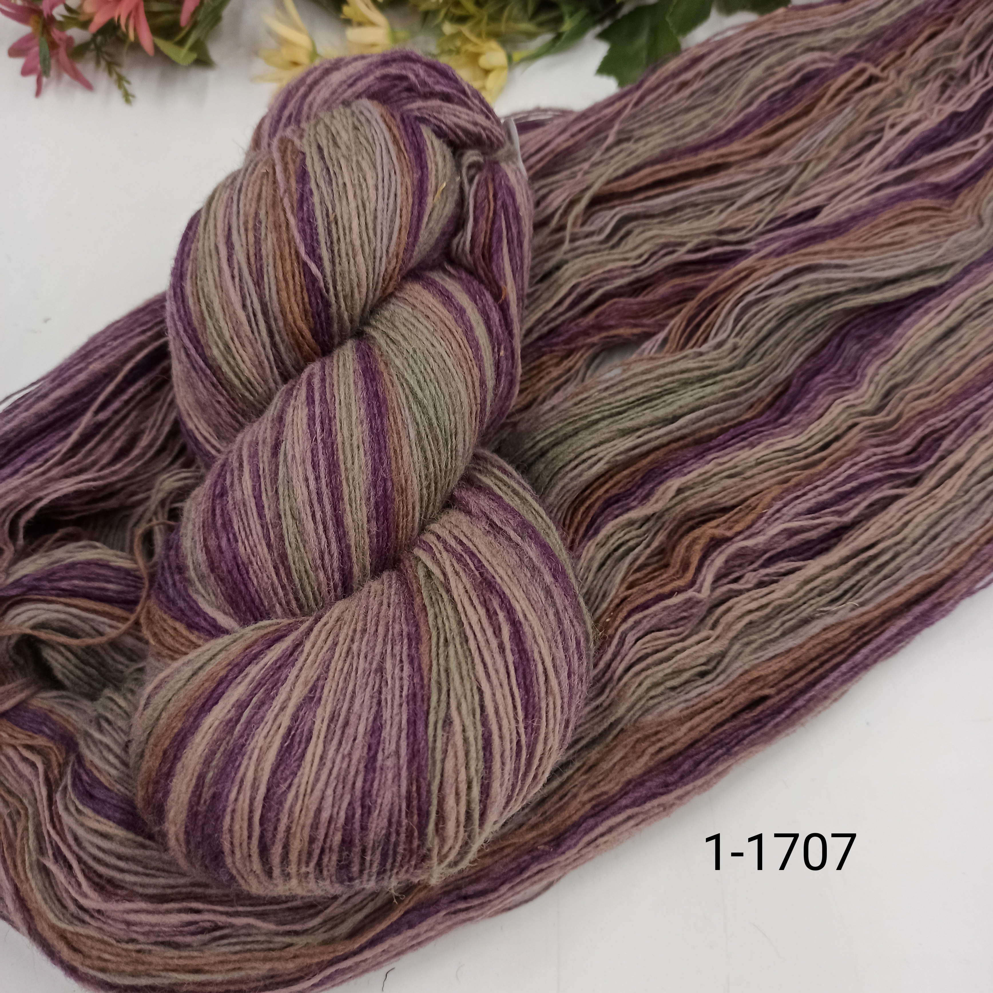 Дундага 6/1 шерсть секционного окрашивания 01-1707 420м/100гр