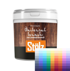 Universal Vernik - полуматовый лак на водной основе, экологичная защита для вашего дома Stolz (Турция)