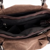 Сумка Саломея 607 эко-замша шоколад