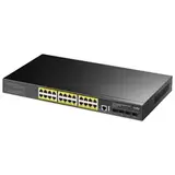 Коммутатор Cudy GS5024PS4-400W (L3) 24x1Гбит/с 4SFP+ 24PoE+ 400W управляемый