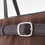 Сумка Саломея 216 эко-замша шоколад