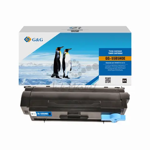 Тонер картридж G&G для Lexmark MS331dn, MS431dn, MS431dw, MX331adn, MX431adn, MX431adw 55B5H0E with chip
