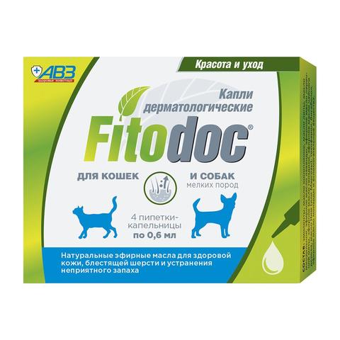 Фитодок (Fitodoc) капли для кошек и собак 4 пип.