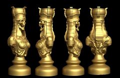 Силиконовый молд Шахматная фигура № 6