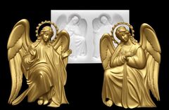 Силиконовый молод № 0208 Ангелы 2 в 1