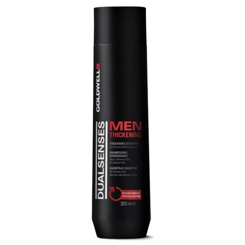 Шампунь укрепляющий для мужчин с гуараной и кофеином Goldwell DualSenses For Men Thickening Recharge Complex Shampoo, 300 мл