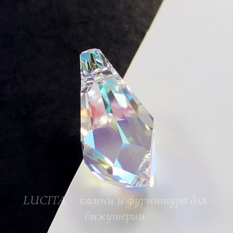 6015 Подвеска Сваровски Polygon Drop Crystal AB (17 мм) ()