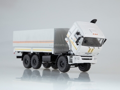 KAMAZ-43118 flatbed truck with awning MCHS white 1:43 Start Scale Models (SSM)