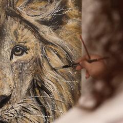 Интерьерная картина " Лев "