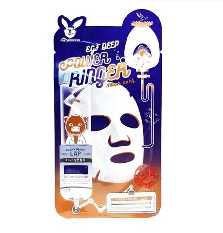 [Elizavecca] Ткан. маска д/лица с Эпидермальным фактор EGF DEEP POWER Ringer mask
