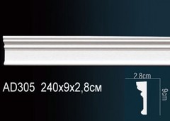 Молдинг гибкий AD305
