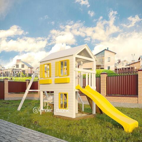 Детский игровой комплекс домик 