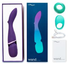 Фиолетовый вибратор-жезл We-Vibe Wand - 