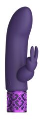 Фиолетовый мини-вибратор Dazzling - 11,8 см. - 