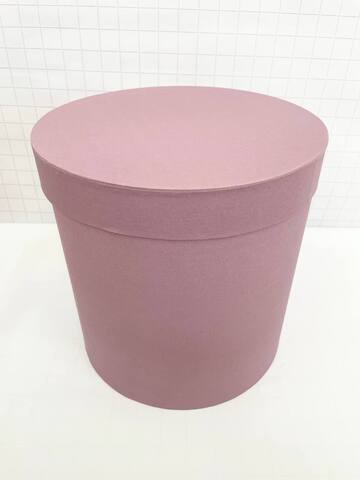Цилиндр одиночный, 25х25 см, Тускло-аморантно-розовый, 1 шт.