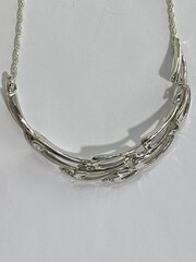 Лебеди (колье из серебра)