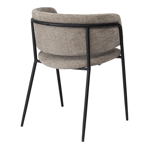 Стул Helning, мягкий шенилл, капучино