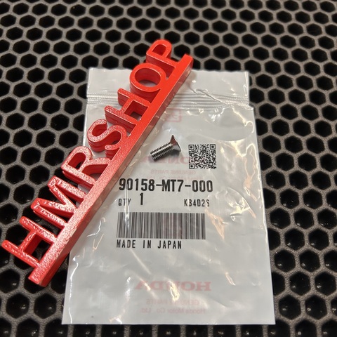 Honda Винт бачка белый 90158-MT7-000