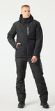 Премиальный теплый лыжный костюм Nordski Mount Total Black мужской