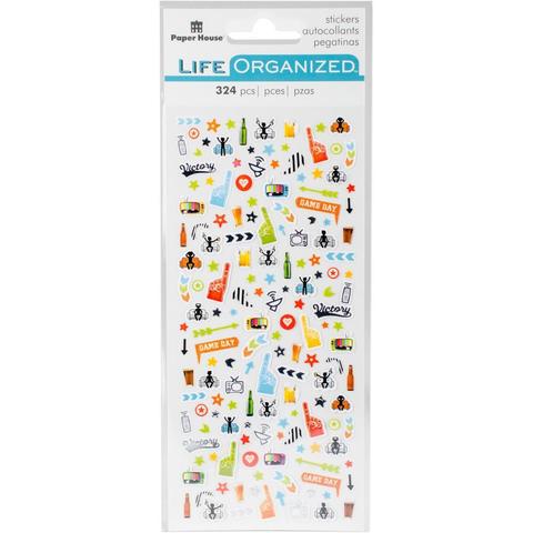 Стикеры микро  Paper House Life Organized Micro Stickers Sports Fan