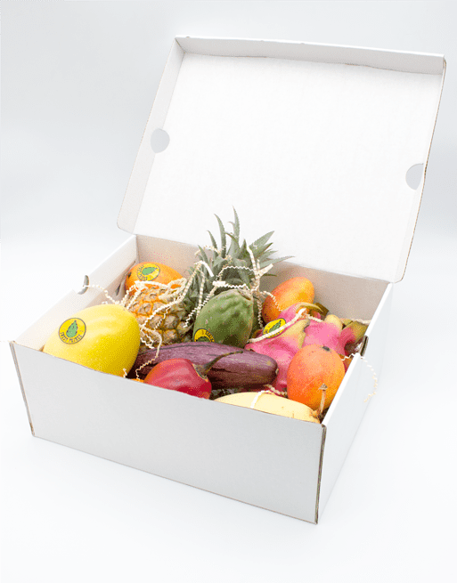 Подарочная Коробка L с фруктами. Лавка экзотических фруктов Sweet Prince