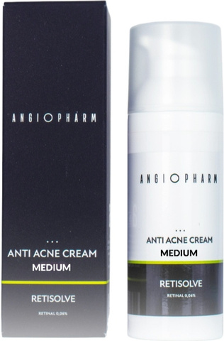 ANGIOPHARM Anti Acne Cream Medium Крем Для Проблемной Кожи с Ретиналем
