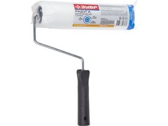 ЗУБР ПОРОЛОН, 44 х 240 мм, бюгель 6 мм, ворс 11 мм, для водорастворимых акриловых лаков и эмалей, малярный валик (03605-25)