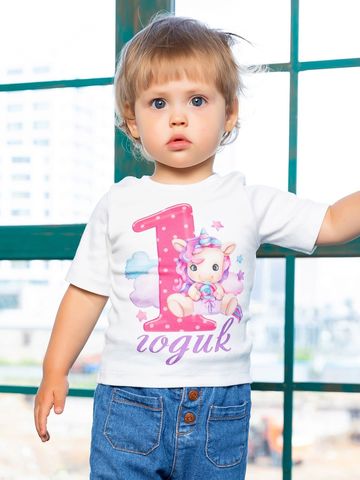 Футболка "Мне 1 годик" для девочки
