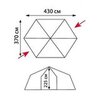 Картинка шатер Tramp TLT-009.02 оранжевый - 3