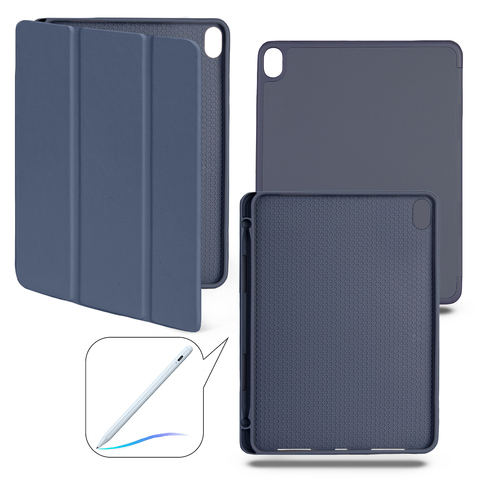 Чехол книжка-подставка Smart Case Pensil со слотом для стилуса для iPad Air 5 (10.9") - 2022 (Лавандовый серый / Lavender Grey)