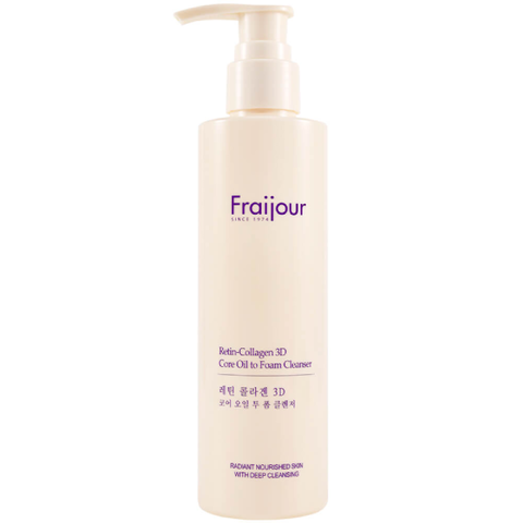 Гидрофильное масло пенка для лица Fraijour Retin-Collagen 3D Core Oil to Foam Cleanser, 210 мл