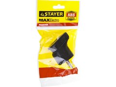 STAYER MAXElectro, черная, 16 А/220 В, 1300 Вт, угловая вилка (55161-B)